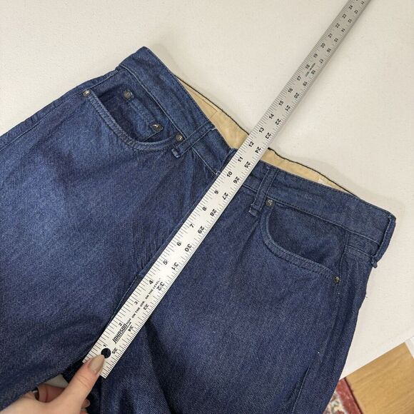 Rag & Bone Womens Jeans 27 Blue Logan Mid-Rise Wide Button Fly Denim Trouser - Picture 5 of 14